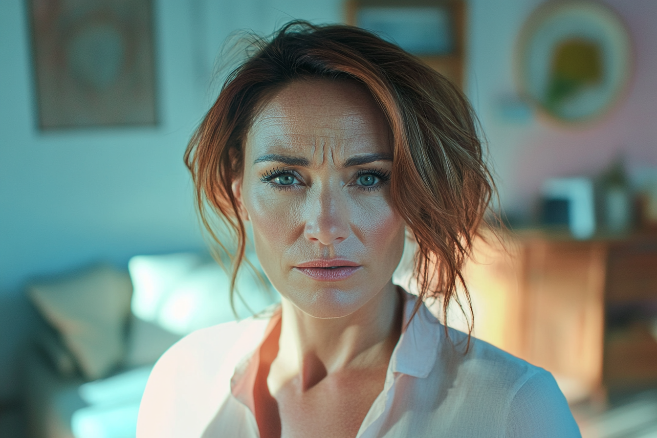 Zmartwiona kobieta | Źródło: Midjourney
