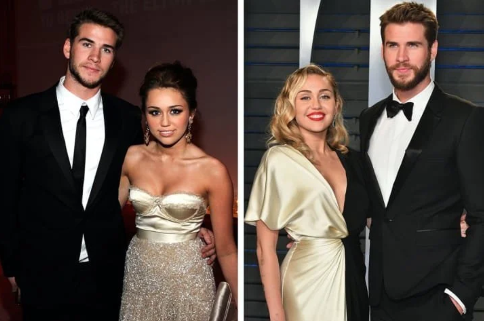 L. Hemsworth i M. Cyrus