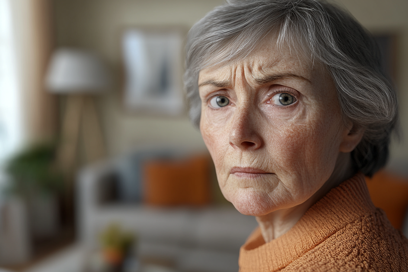 Kobieta stojąca w salonie | Źródło: Midjourney