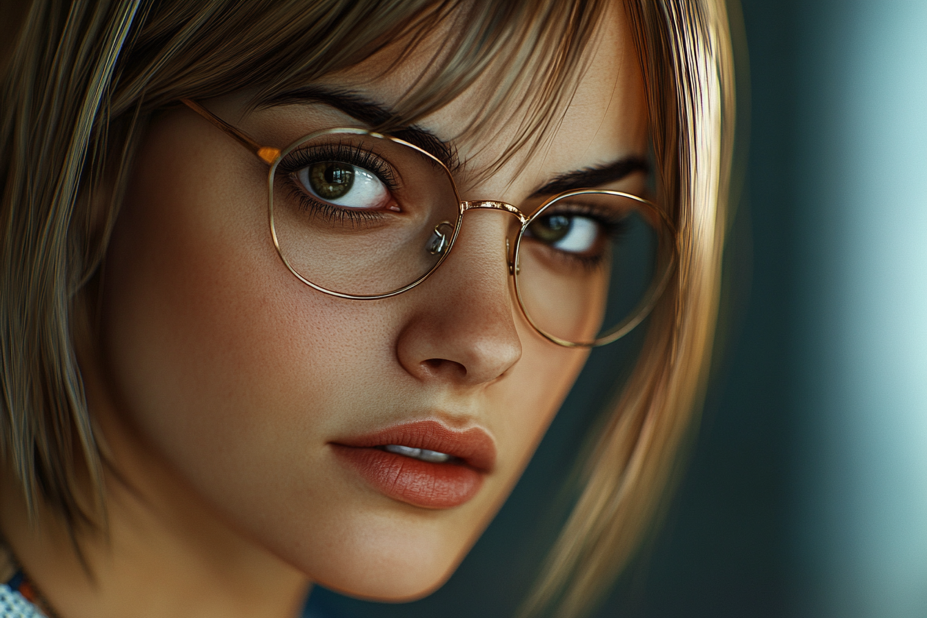 Kobieta patrząca przed siebie | Źródło: Midjourney