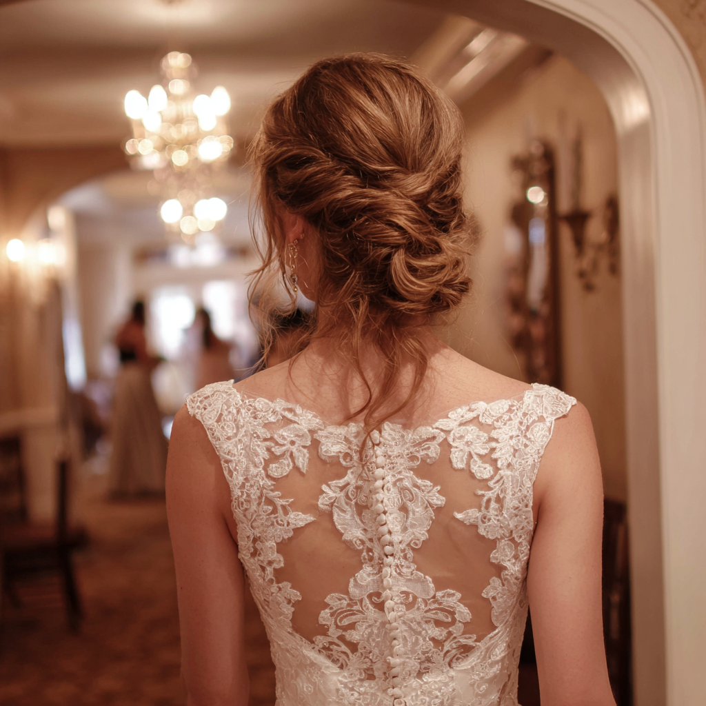 Młoda żona oddalająca się | Źródło: Midjourney