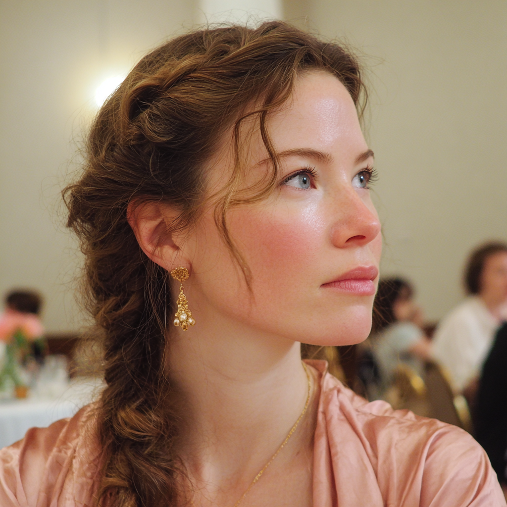 Bok beze ślubnej druhny | Źródło: Midjourney