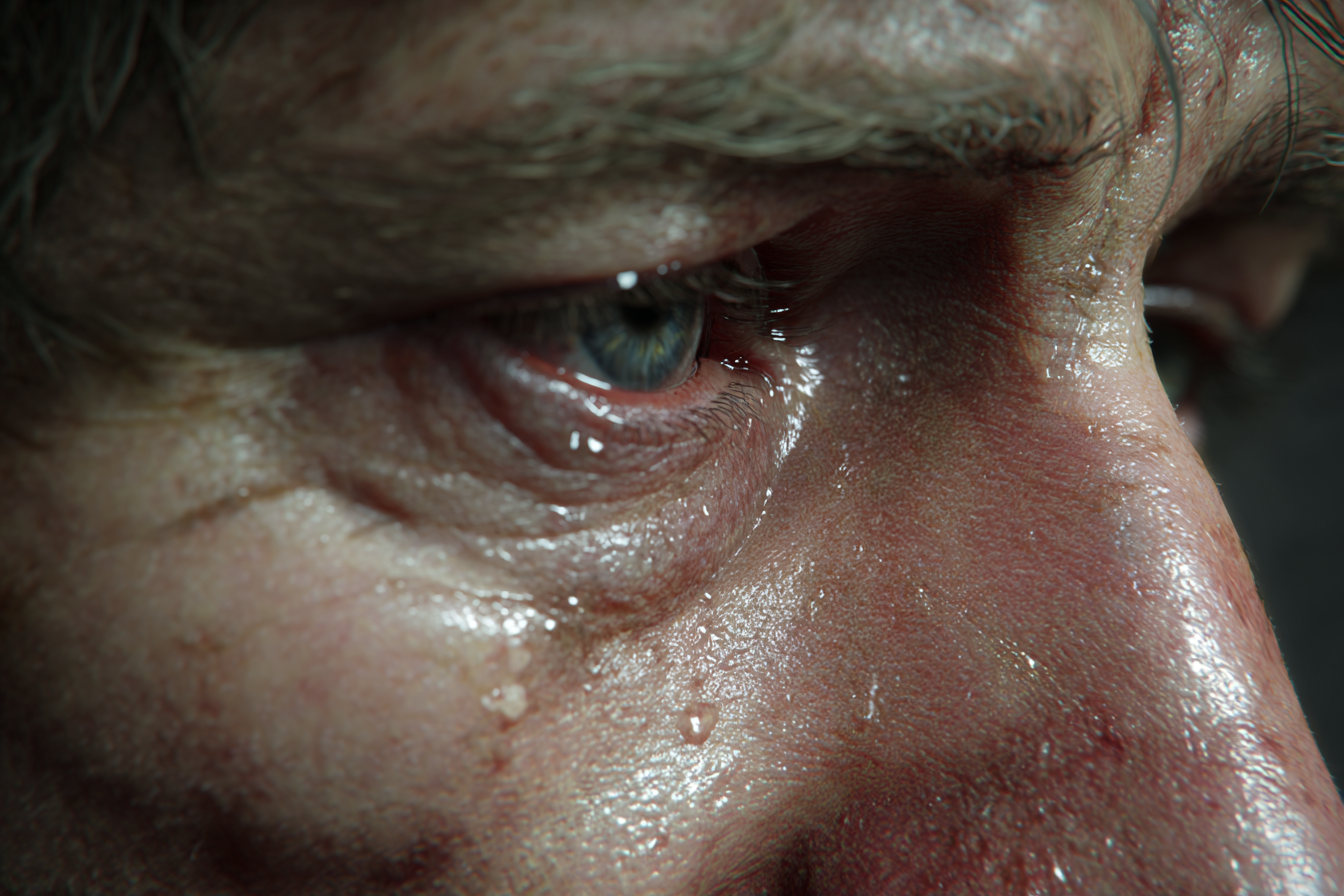 Mężczyzna płaczący | Źródło: Midjourney