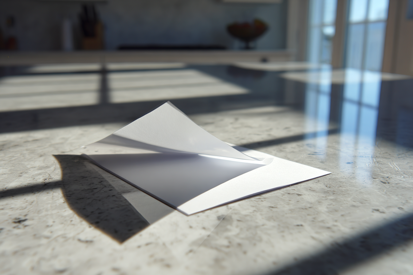 Karata na blacie kuchennym | Źródło: Midjourney