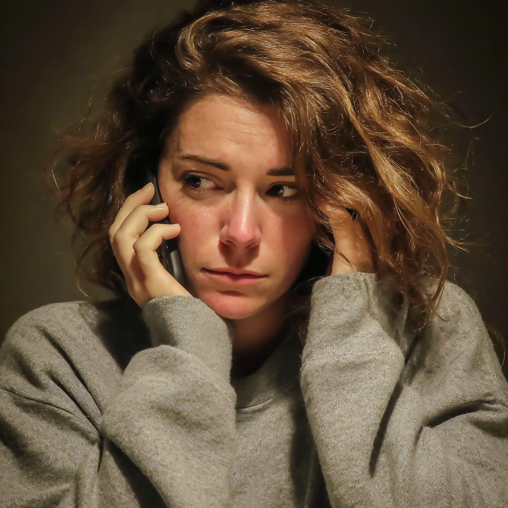 Kobieta w dużej bluzie | Źródło: Midjourney