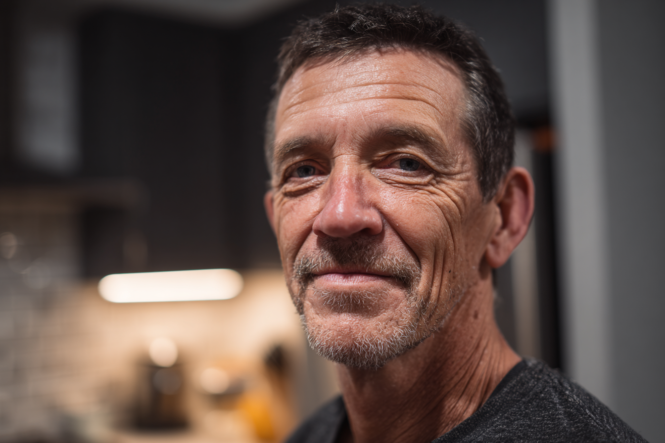 Mężczyzna stojący w kuchni | Źródło: Midjourney